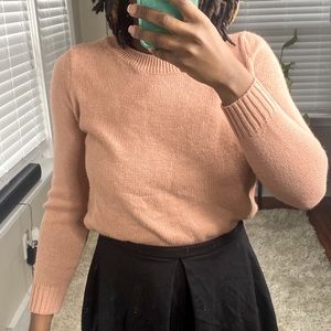 Pink Knit Cozy Sweater